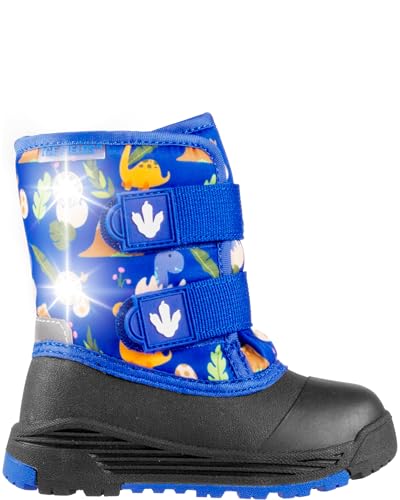 Ice Fields Dino 2 Toddler Little Kids Snow Winter Boots, Warm, Waterproof Shell