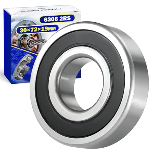 Kugellager 6306 2RS für den Motor mit Größe 30x72x19 mm - MONTERAL
