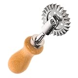 iplusmile Moule à Biscuit Acier Inoxydable avec Roulette Cannelée et Manche Pâtisserie ...