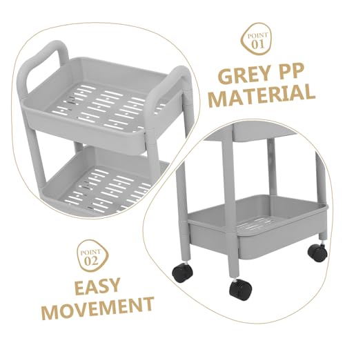 Chariot utilitaire à 3 niveaux avec roulettes robustes
