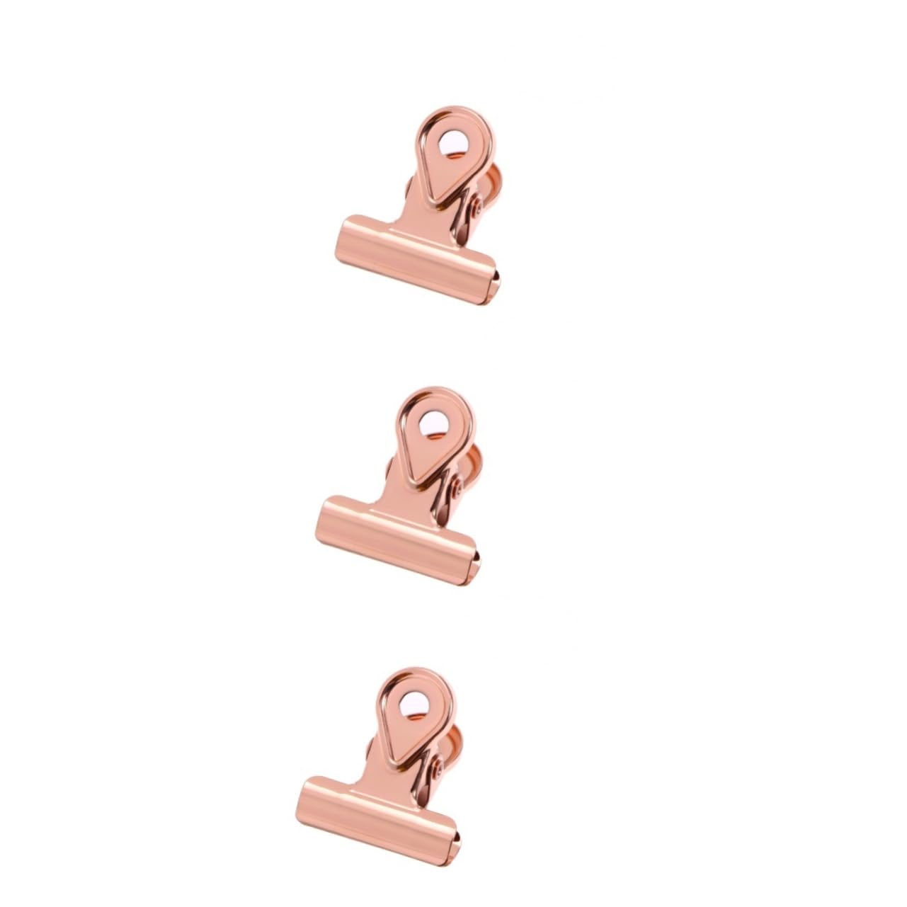 Lurrose 60pezzi Clip Metalliche Per Raccoglitori e Graffette Resistente e Antiruggine Per e Creatività