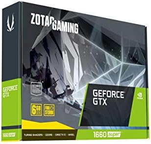 Zotac Gaming GeForce GTX 1660 Super 6GB GDDR6 192-bit Gaming Graphics Card, Super Compact, Zt-T16620F-10L