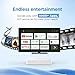 KICKPI KP1 Android TV Box 2024 | Google Certified 4K Streaming Device with Voice Search | 2GB RAM 32GB ROM, Dolby Audio, Bluetooth 5.0 | Chromecast Built-in, Smart Home Control (White)