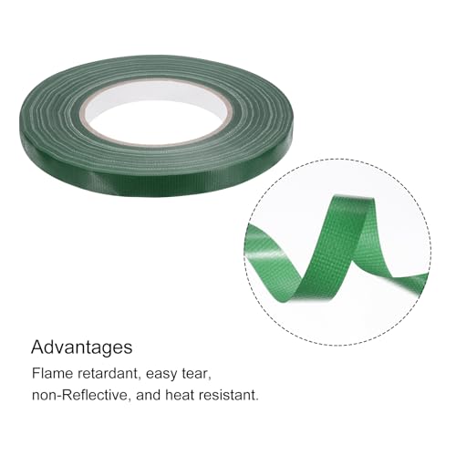 Image of MECCANIXITY Colorful Craft Gaffers Tape Rolls Green 1 /2 inch X 60 Yards Matte Gaffers DIY Photo Albums for Gifts Decoration Backdrop Cables Floor Taping 1 Pcs