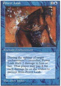 Amazon.com: Magic The Gathering - Power Leak - Fourth Edition : Toys