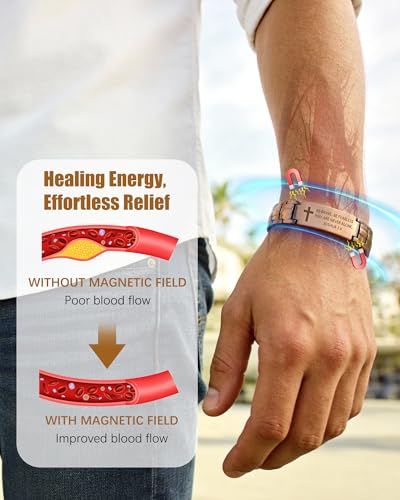 Pulsera de Cobre 99.99% para Hombre con Magneto Potente miniatura 6