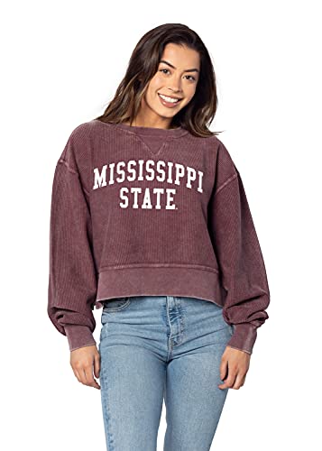 Image of chicka-d NCAA womens Corded Boxy Pullover