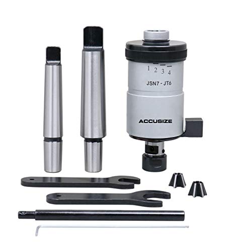 Accusize Industrial Tools 0-1/4'' Self-Reversing Tapping Head, Jt6 Jacobs Taper, 2600-4002 #TOP2