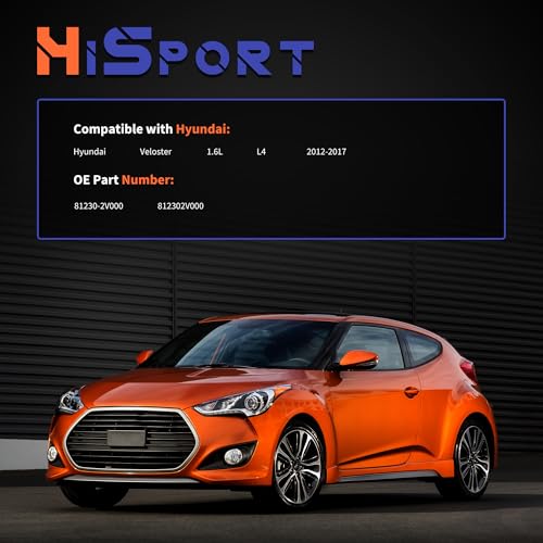 Image of HiSport Car Rear Tailgate Latch Assembly Trunk Door Lock Actuator Motor 81230-2V000 - Compatible with Hyundai Veloster 2012 2013 2014 2015 2016 2017