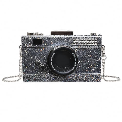 Image of QZUnique Women's Camera Shaped Casual Cross body Shoulder Handbag Purse