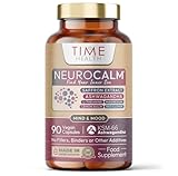 NeuroCalm® Cortisol Reducing Supplement - Saffron, KSM-66 Ashwagandha, L-Theanine, Magnesium, Lemon Balm, Red Clover - Relax & Unwind - 90 Capsules - UK Made – GMP Standards – Zero Additives