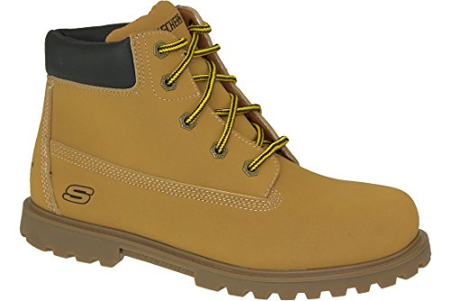 Boots garçon Skechers à semelle crantée amortissante et col rembourré