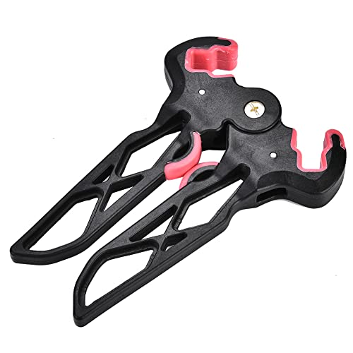 Ausla Bogenschießen Bogenständer, Zusammenklappbarer Tragbarer Compound-Bogenständer Compoundbogen Clamp Kick Ständer Halter Bein Rack für Bogenschießen(Kurz)
