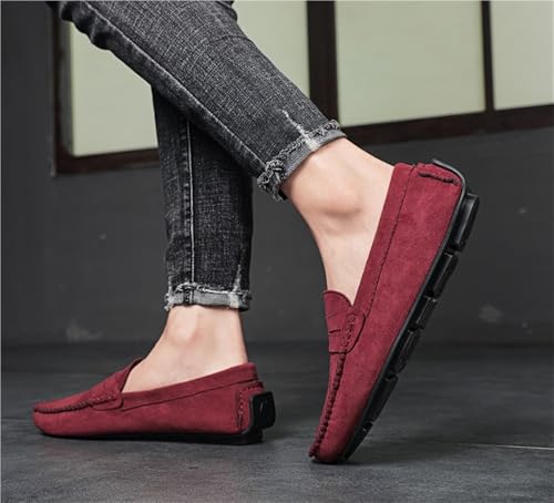 Mens Loafers Shoe Loafers Solid Colors Simple Faux Leather Anti-Slip Slip Resistant Flexible Wedding Slip-on3