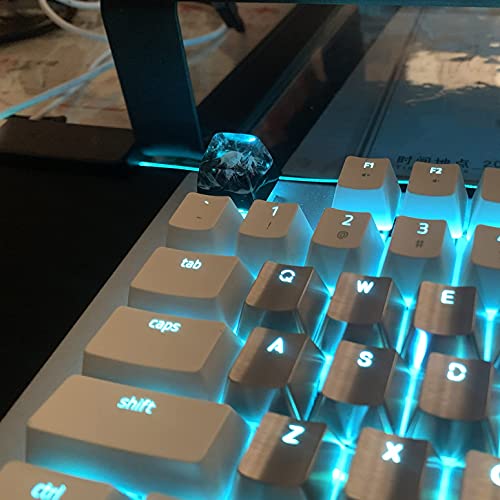 Image of Transparent Keycap Fog Style Mountain Keycap for MX Mechanical Keyboard Unique Gifts for Friends