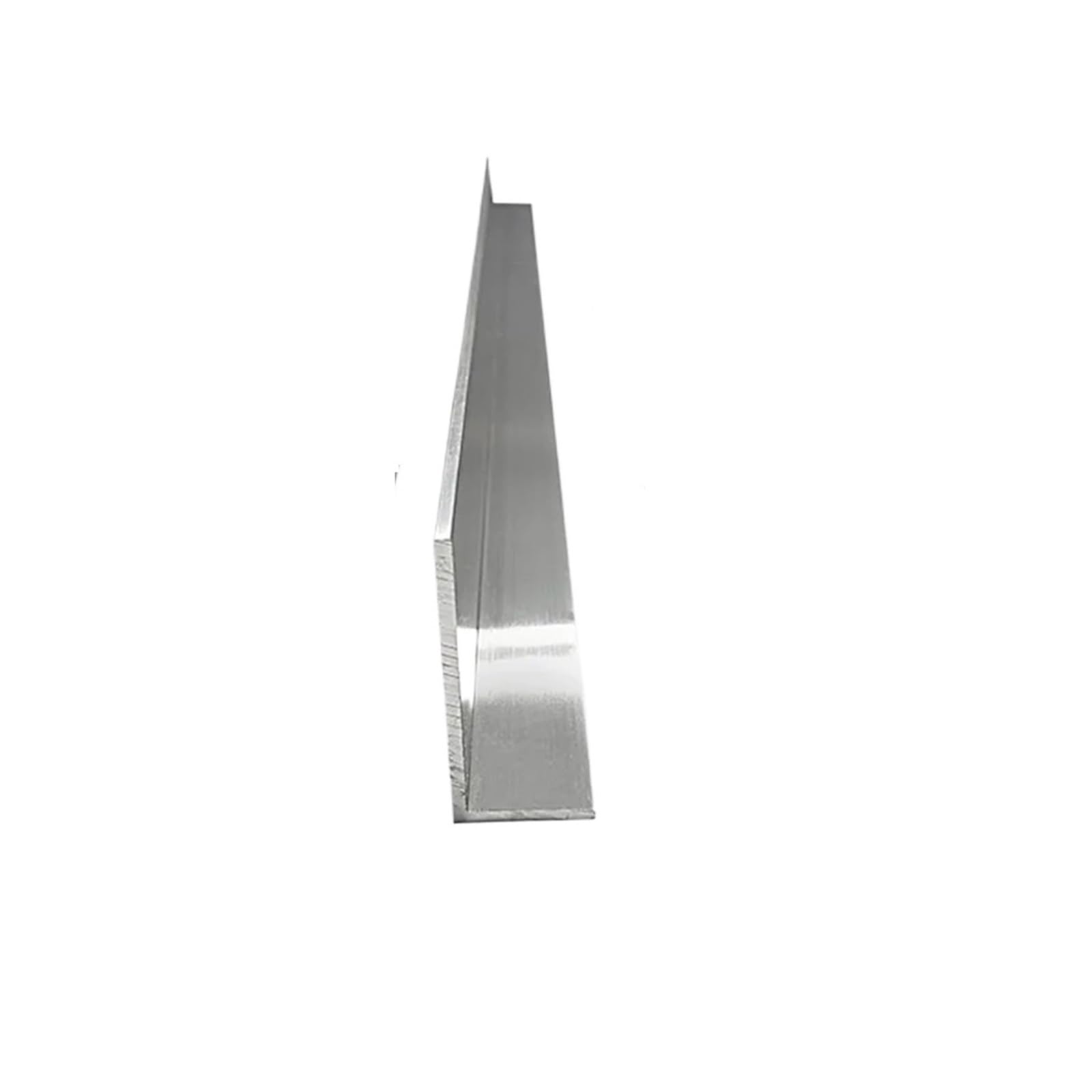 Perfil triangular de aluminio 6063 con ángulo recto, longitud de 500 mm, grosor de 2/3/4/5 mm, esquinas iguales en forma de L, borde de 90°(4x40x40mm)