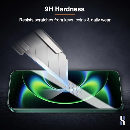 Image of Tempered Glass for Xiaomi 17 Ultra and Xiaomi 17 Pro Max (6.9 Inch) Military Grade 9H Screen Guard, Anti-Scratch, Shatterproof, Edge to Edge Full Coverage - Black Border