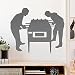 Kicker Tischfußball Spieler Wandtattoo Wandaufkleber Wall Sticker