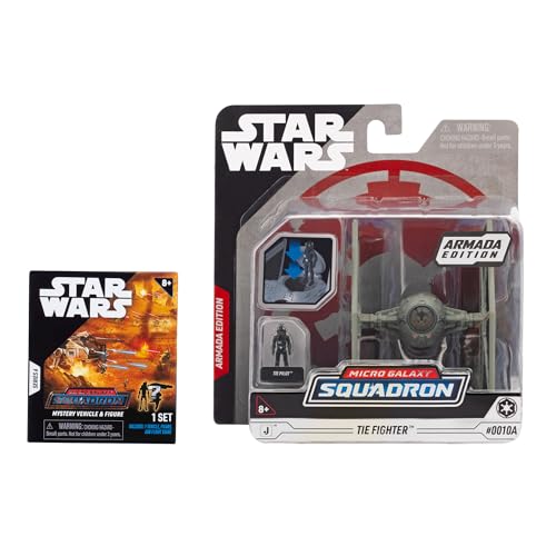 Star Wars Micro Galaxy Squadron TIE Fighter (Armada Edition) Mystery Bundle - 3-Inch and 2.5-Inch Vehicles with Accessories (Amazon Exclusive) image 4