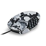 MightySkins Skin Compatible with Logitech G600 MMO Gaming Mouse - Gray Camouflage | Protective,...