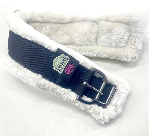 XUZHID Wear Belt?Horses Fleece Girth Fleece Western Cinches Breathable Horse Cinches Girth Heavy Duty Saddles Accessories for Training