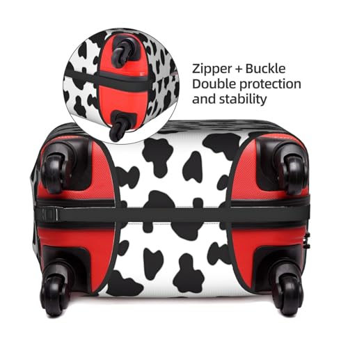 Cow Print Luggage Cover Washable Suitcase Cover Anti-Scratch Luggage Protector Covers Elastic Luggage Identify for Suitcase XL fits 29-32 Inch Luggage4