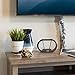 Philips Indoor TV Antenna Rabbit Ears for Local Channels, 15 Inch Extendable Dipoles, 4K 1080P VHF UHF, Tabletop Antenna, Digital HDTV Antenna, Smart TV, 4ft Coaxial Cable, Black, SDV7114A/27