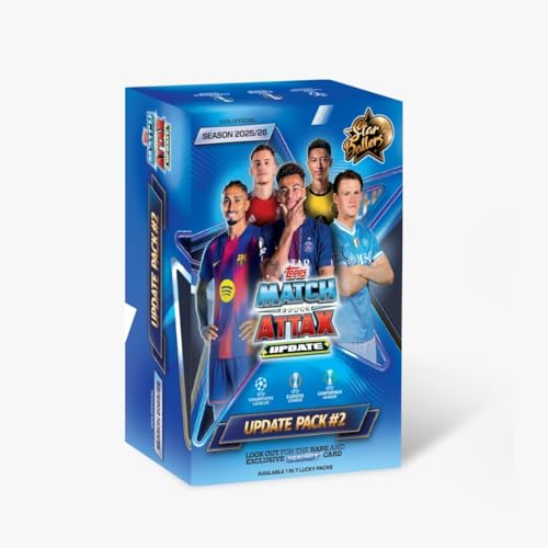 Image of Topps UEFA Champions League Match Attax Update Collection 2025 Trading and Collectible Card Game (Star Ballers Pack #2)