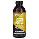 KETO SCIENCE Ketogenic MCT Oil, Dietary Supplement, Made from 100% Coconuts, Promotes Energy, Unflavored, 15 Fl Oz