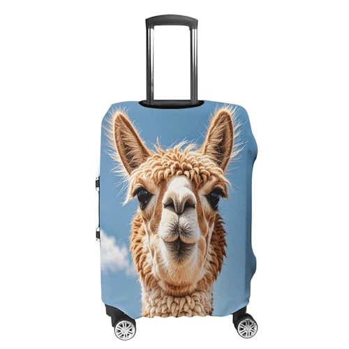 Alpaca Llama Luggage Cover, Washable Elastic Suitcase Cover Protector Fit 18-32 Inch Luggage4