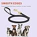 Viper Biothane Working Tracking Lead Leash Long Line for Dogs, Black 1/2
