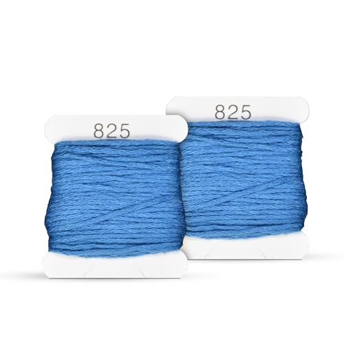 Image of Embroidery Floss Kit and Refills - Cotton Threads - DMC Color Coding for Cross Stitch, String Crafts, Friendship Bracelets