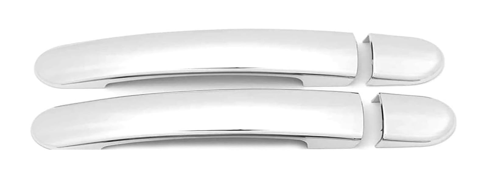 YSBVBLRMRV Car Outside Door Handle Cap for Sagitar A6 2012-2017 No Hole Door Handle & Anti-Scratch Cup Pull Protector Kit(2 Doors Electroplated)