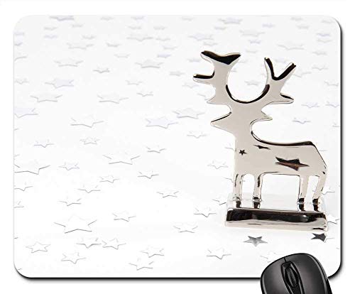 Preisvergleich Produktbild Mauspad - Tierhintergrund Weihnachtsdekoration Hirschlicht