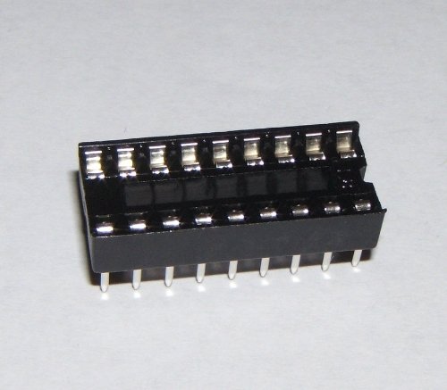 Rk Education 18 Broches DIL IC Socket Lot de 10 Cover