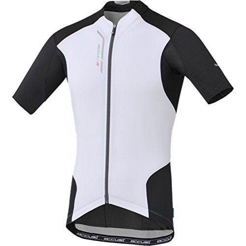 Shimano ACCU3D Jersey, White Black, Small