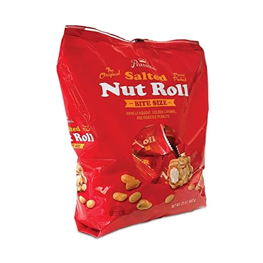 Pearson's Bite-Size Salted Nut Roll | 23 oz. Bag | Bulk, Individually Wrapped
