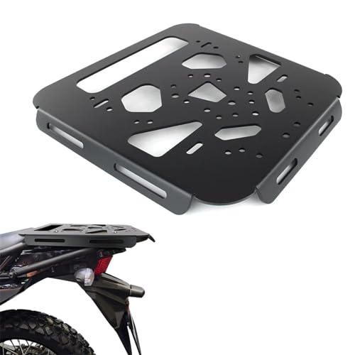Plaque pour KLR650 Adventure 2022-2024 : sécurisez vos sacs de voyage sur ce support arrière