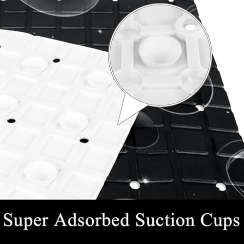 Tapis de bain antidérapant extra long space galaxy en PVC - 4