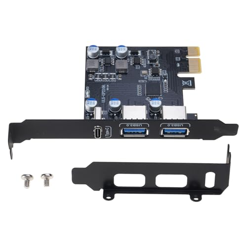 Tarjeta USB 3.0 PCIe tipo C con carga rápida de 18W para transferir archivos a gran velocidad