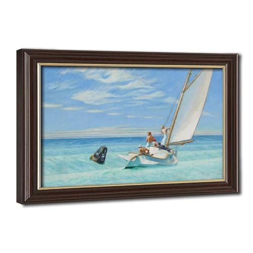 Impression sur toile Ground Swell Edward Hopper pour décoration murale de bureau