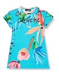 vestidos talla 48 corte ingles Vestido 'I love me' Desigual Vest_Cloe Vestido Casual, Azul, 9-10 Años para Niñas