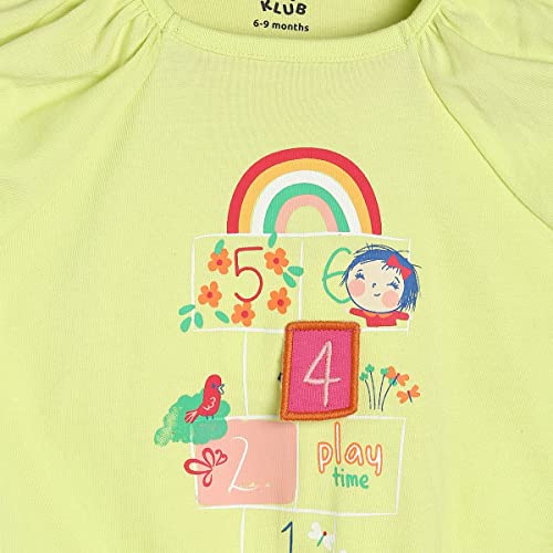 Image of miniklub Baby Strap Frill Sleeve Knitted Cotton Top (White Color)
