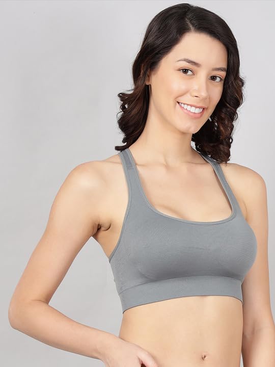 Image of Shoppy Villa - Sports Bras for Women | Gym Bras for Women Workout | Yoga Bra,Lighty Padded Cup with Full Coverage with Removable Pads