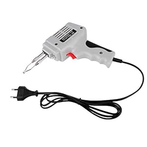 Soldeerbout Pistool, Elektrische Soldeerapparatuur, EU 220 V 100 W Elektrische Soldeerbout Pistool Hand Lasapparaat Met Soldeerdraad en Verlichting
