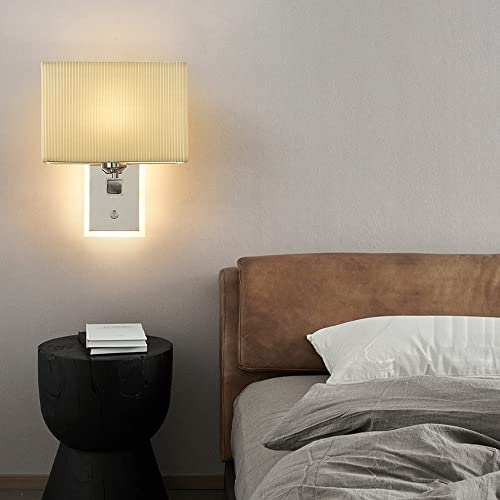 Applique murale en métal chromé classique style chic beige