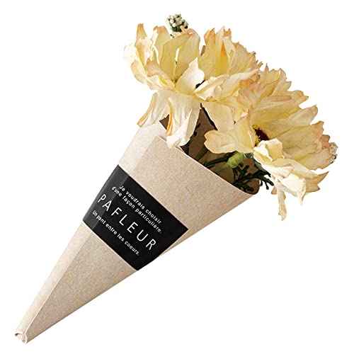 Bouquet 9x14.5x8cm Orange 6pcs Paflur Mini Bouquet Artificial Flowers Heads ZPF-BQ2