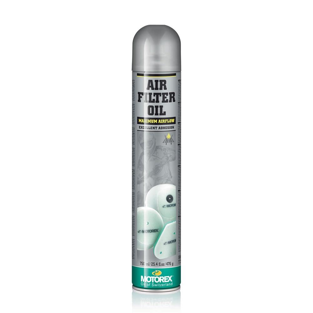 Motorex Air Filter Oilo Spray Per Pulizia Filtri Aria Moto Scooter e Quad 750ML