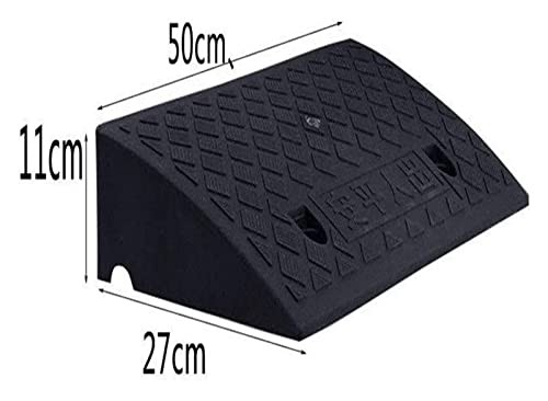 Rampa de plástico antideslizante 50x27x11 cm color Negro miniatura 2
