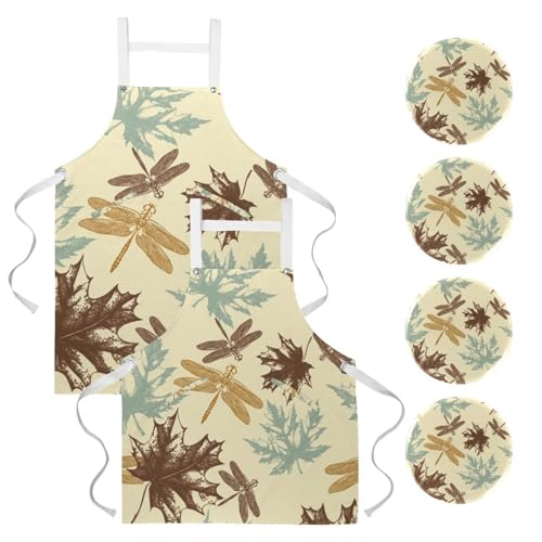 Tablier de serveuse lot de 2 pour nettoyage de la maison restaurant pâtisserie et bistrot